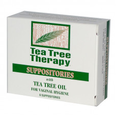 Tea Tree Vaginal Suppositories - pack of 6